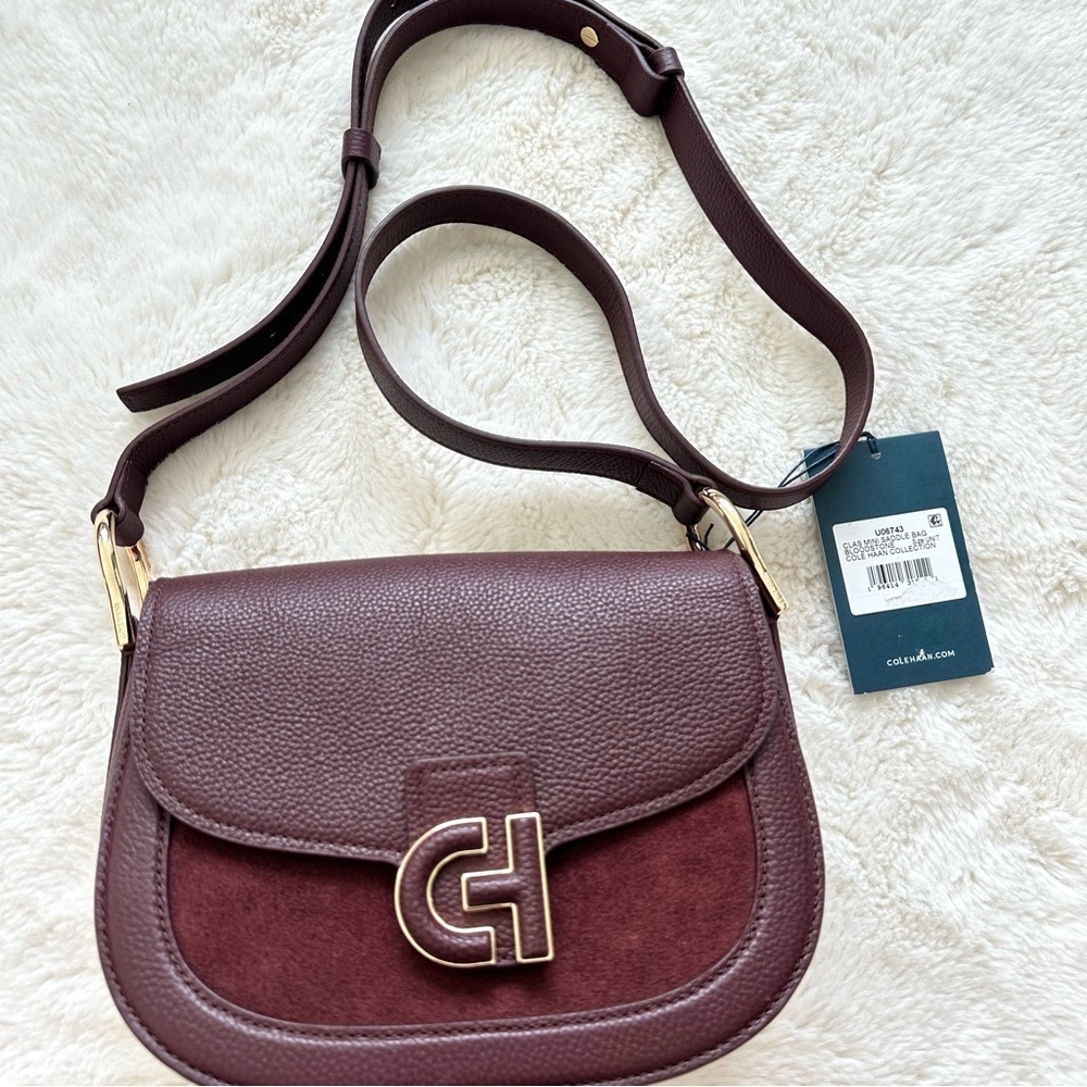 NWT!!! Cole Haan women saddle bag Retail 395$
